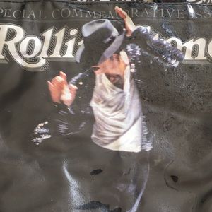 🌶3/$20 Rolling Stone Michael Jackson Commemorative Vinyl Bag